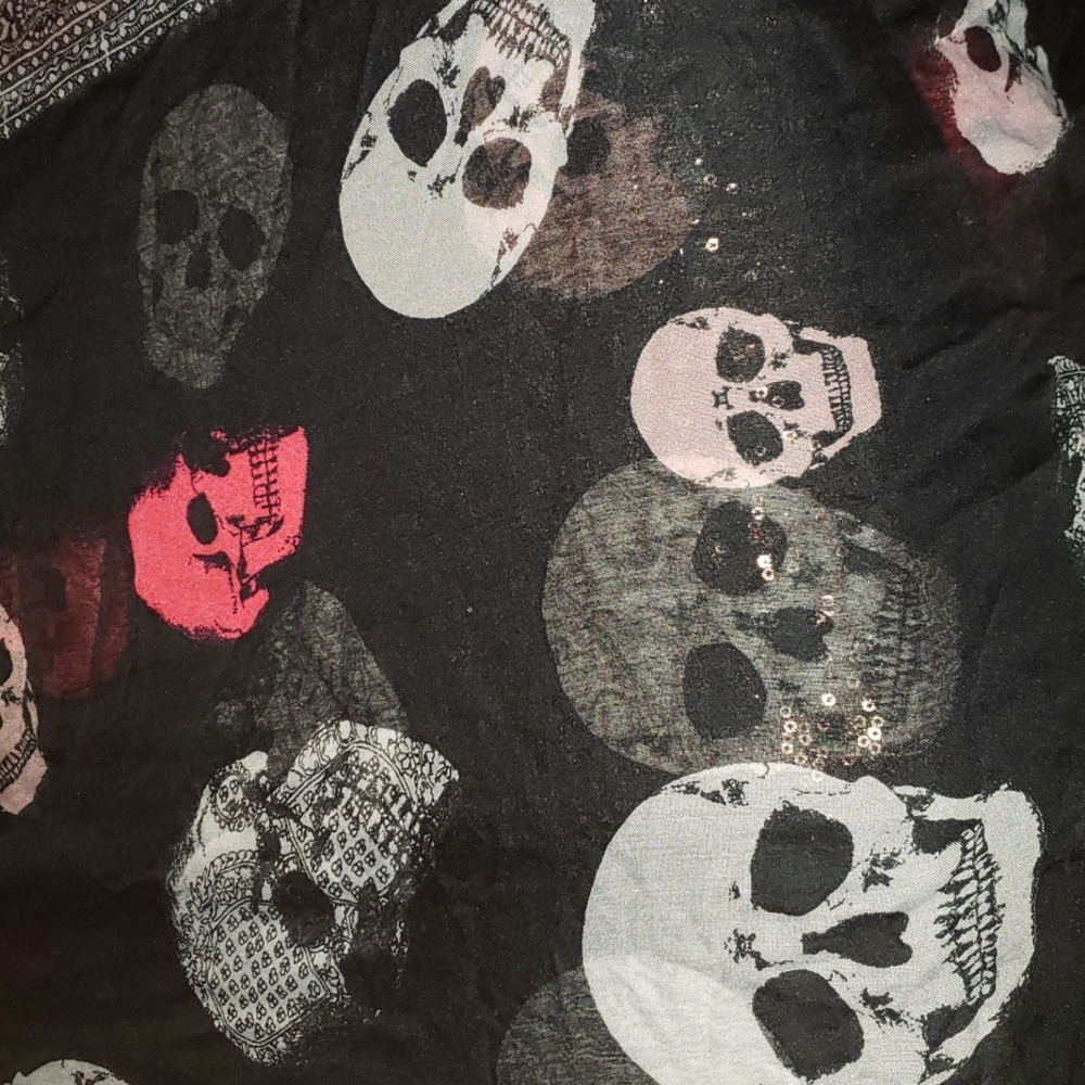 H&M Skull Scarf
